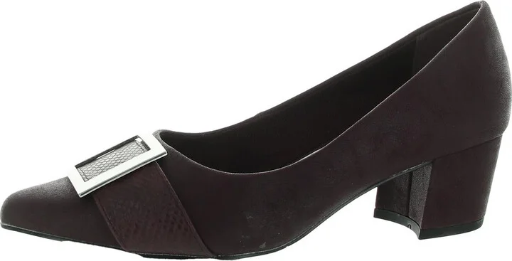 Womens Padded Insole Man Made Pumps