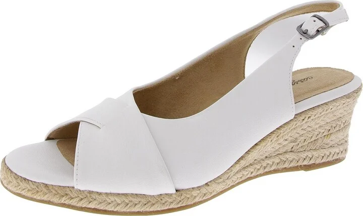 Womens Padded Insole Manmade Wedge Sandals