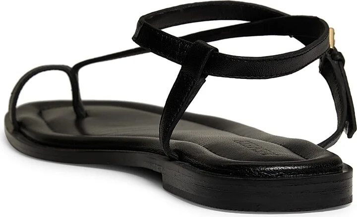 Women's Pae Sheepskin Leather Sandals - Black - Size 8 - Image 3