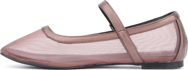 Women's Page 2 Maryjane Flat - Image 6