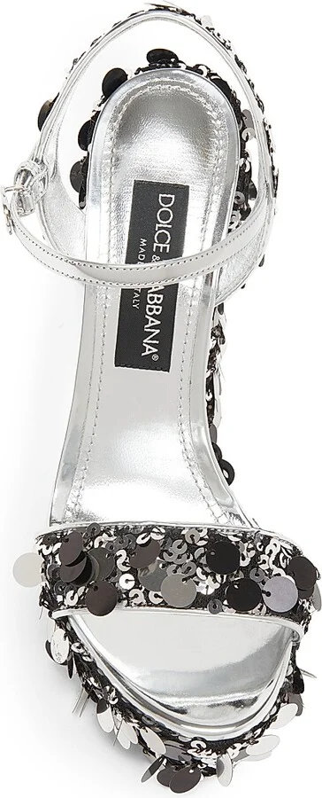 Women's Paillettes 140MM Platform Sandals - Size 5 - Image 4