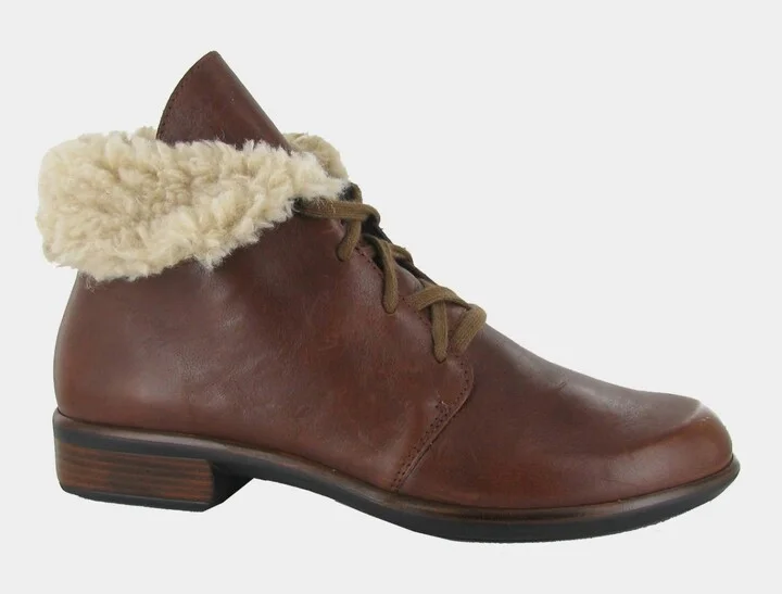 Women's Pali Booties In Soft Chestnut Leather