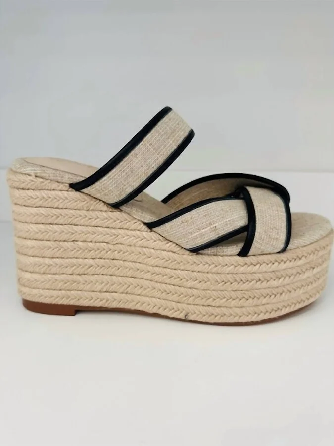 Women's Palm Beach Sandals In Natural Linen