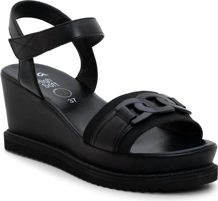 Women's Palmdale Wedge Sandals In Black