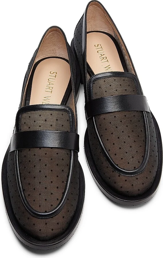 Women's Palmer Pindot Mesh Loafers - Black - Size 10 - Image 4