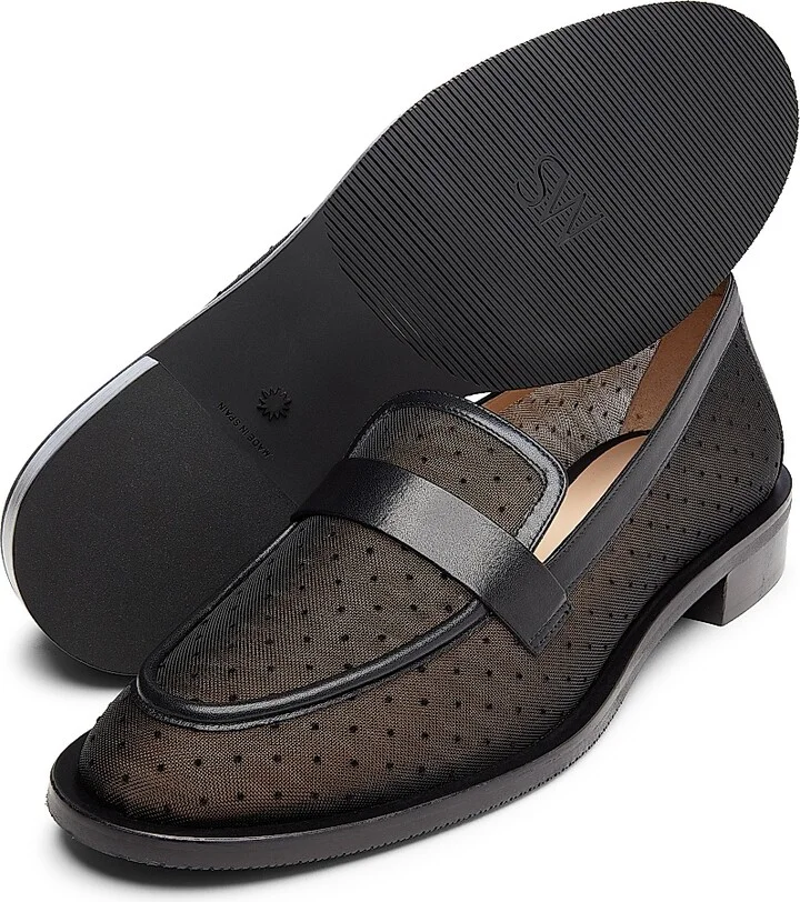 Women's Palmer Pindot Mesh Loafers - Black - Size 10 - Image 6