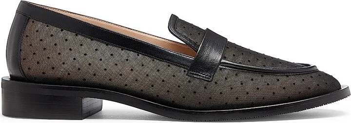 Women's Palmer Pindot Mesh Loafers - Black - Size 10