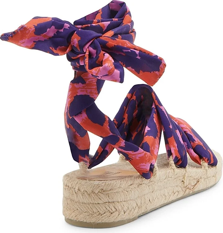 Women's Paloma DVF Animal-Print Espadrilles - Rose Multi - Size 6 - Image 3