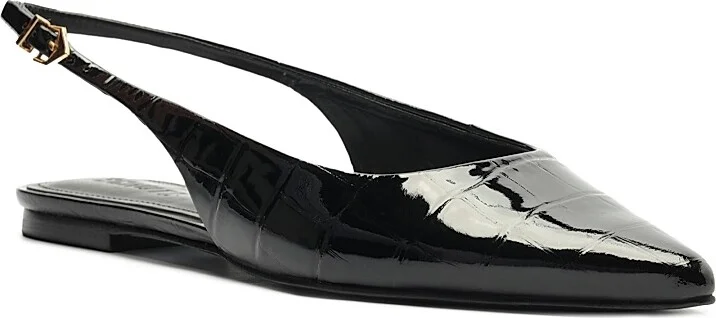 Women's Paola Patent Leather Ballet Flats - Black - Size 7.5 - Image 2
