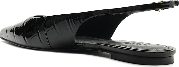 Women's Paola Patent Leather Ballet Flats - Black - Size 7.5 - Image 3