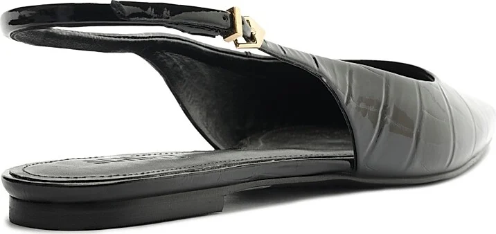 Women's Paola Patent Leather Ballet Flats - Black - Size 7.5 - Image 5