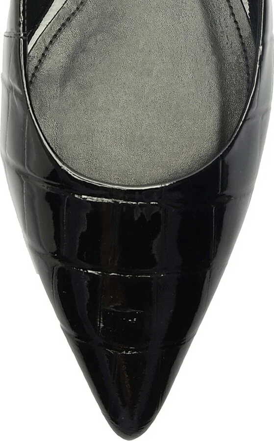 Women's Paola Patent Leather Ballet Flats - Black - Size 7.5 - Image 8