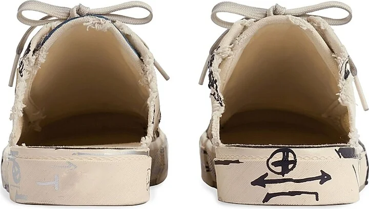 Women's Paris Sketch Mules - Light Beige - Size 8 - Image 5