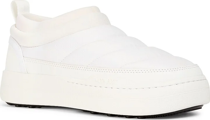 Women's Park Soft Nylon Moon Boots - White - Size 5 - Image 2