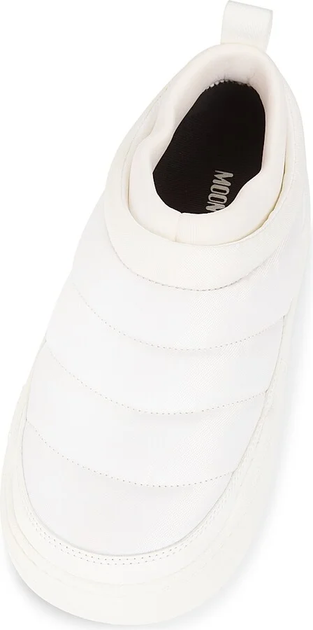 Women's Park Soft Nylon Moon Boots - White - Size 5 - Image 4