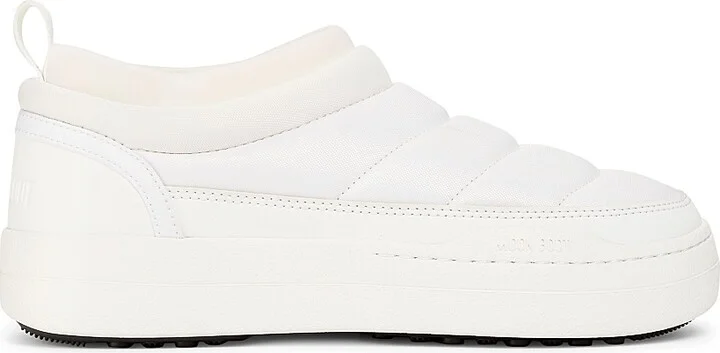 Women's Park Soft Nylon Moon Boots - White - Size 5