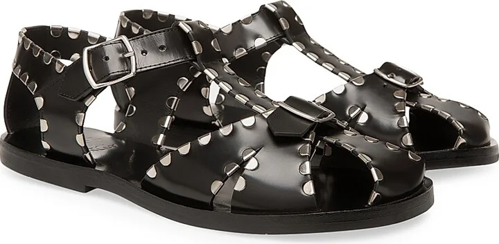 Women's Pasely Leather Fisherman Sandals - Black - Size 5.5 - Image 2