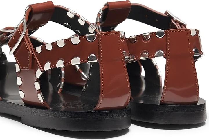 Women's Pasely Leather Fisherman Sandals - Black - Size 5.5 - Image 8