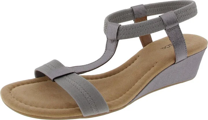 Womens Patent Leather Ankle Strap T-Strap Sandals