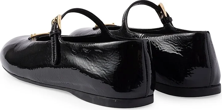 Women's Patent Leather Ballerinas - Red - Size 6 - Image 6