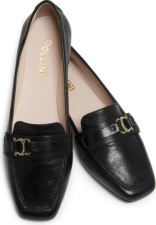 Women's Patent Leather Loafers - Black - Size 6.5 - Image 4
