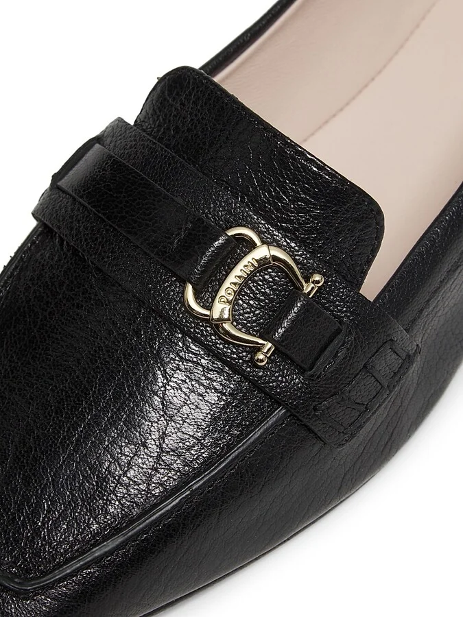 Women's Patent Leather Loafers - Black - Size 6.5 - Image 5