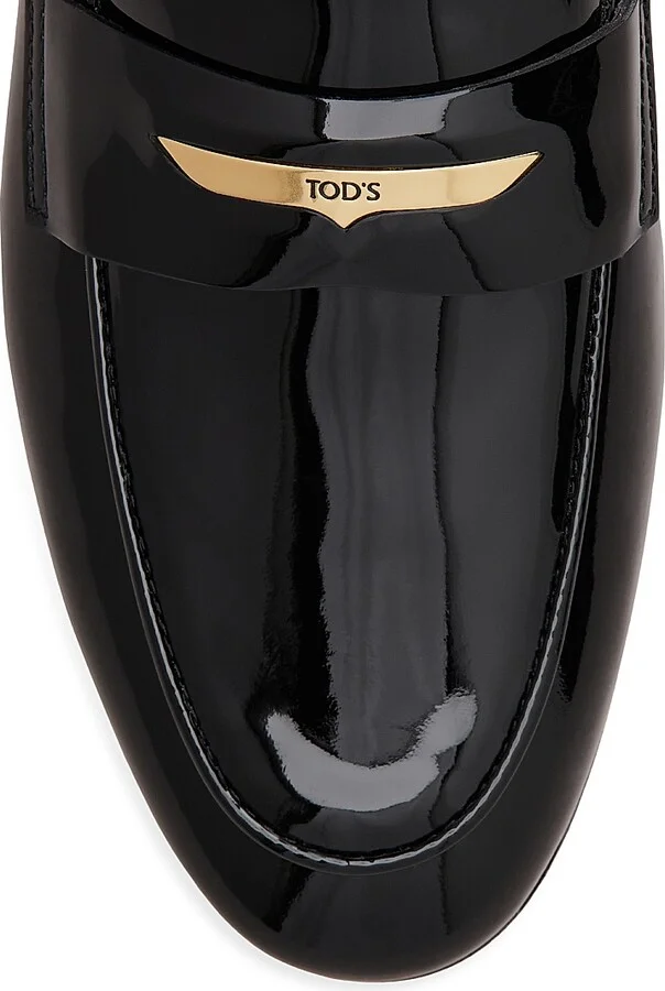 Women's Patent Leather Loafers - Nero - Size 5 - Image 5