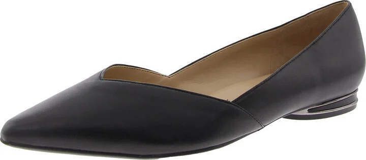 Womens Patent Pointed Toe Ballet Flats