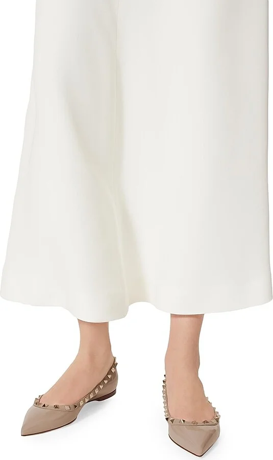 Women's Patent Rockstud Ballet Flats - Poudre - Size 5 - Image 6