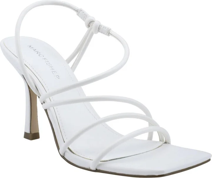 Womens Patent Square Toe Heels