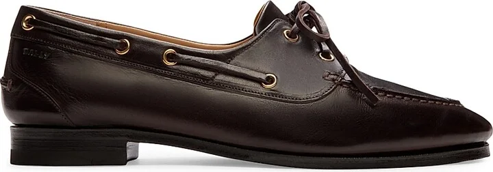 Women's Pathy Leather Loafers - Ebano - Size 5.5