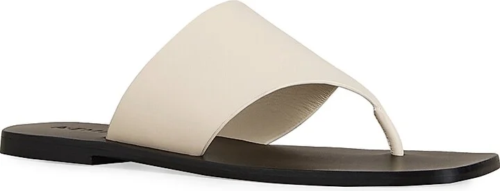 Women's Paton Leather Sandals - Black - Size 6 - Image 4