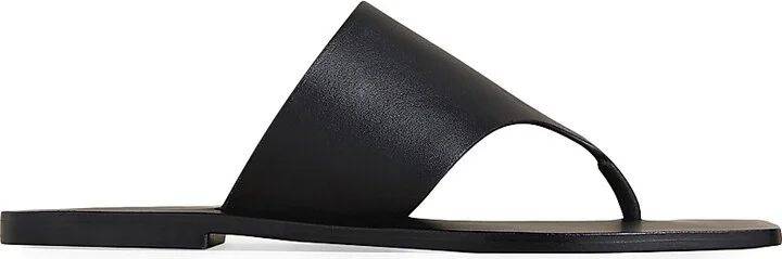Women's Paton Leather Sandals - Black - Size 6