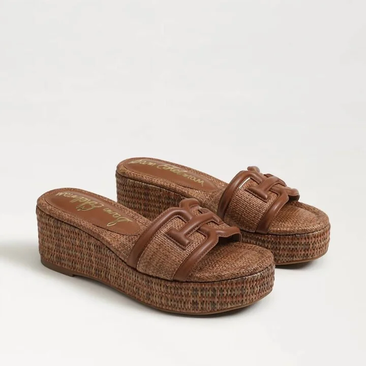 Women's Pauleena Woven Sandal In Brown Weave
