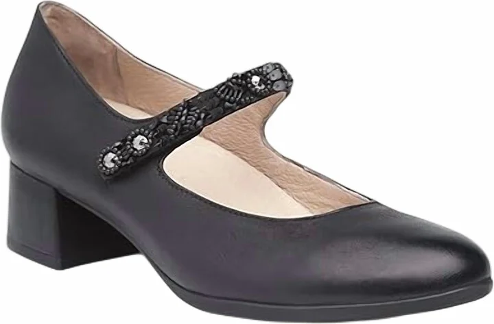Women's Pearlina Burnished Nubuck Shoes In Black