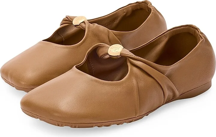 Women's Pebble Soft Ballerina Flats - Oak - Size 6 - Image 2