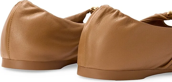 Women's Pebble Soft Ballerina Flats - Oak - Size 6 - Image 4