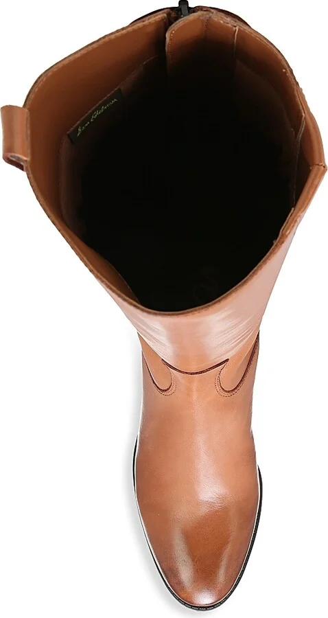 Women's Penny Leather Riding Boots - Whiskey - Size 8 - Image 4