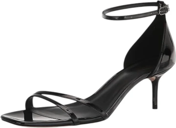 Women's Peonie Patent Heels In Black Patent