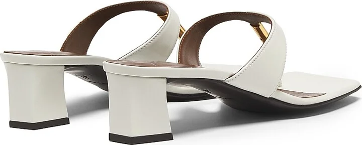 Women's Pepita Leather Block-Heel Sandals - Castagna - Size 8.5 - Image 8