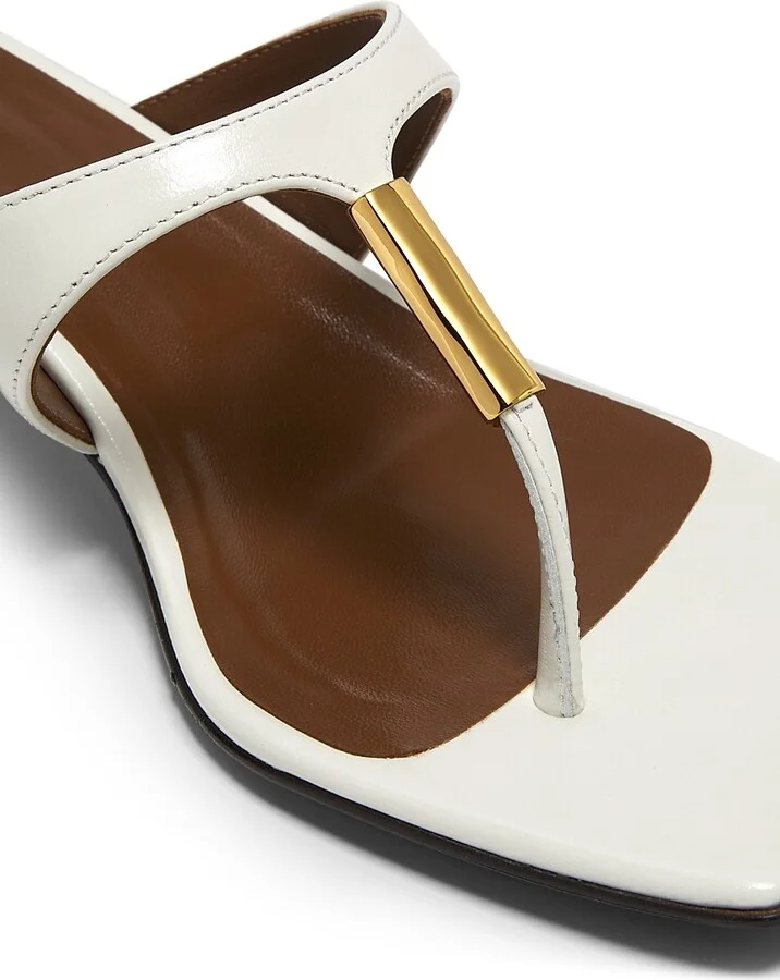 Women's Pepita Leather Block-Heel Sandals - Castagna - Size 8.5 - Image 10