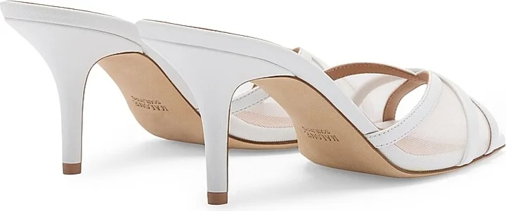 Women's Perla 70MM Mesh Sandals - White - Size 11.5 - Image 3