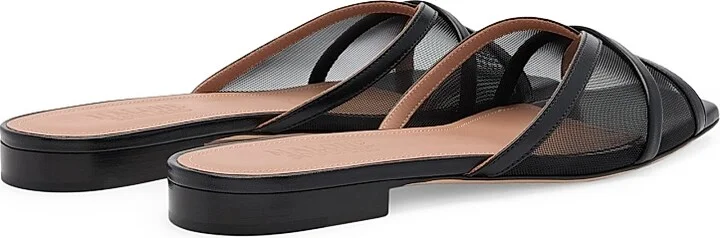 Women's Perla Mesh Flat Sandals - Black - Size 11.5 - Image 3