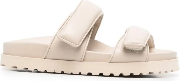 Women's Perni 11 Double Strap Leather Platform Sandal In Shell