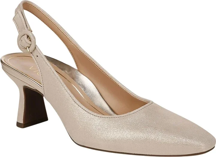 Women's Perris Slingback Heel In Gold Metallic