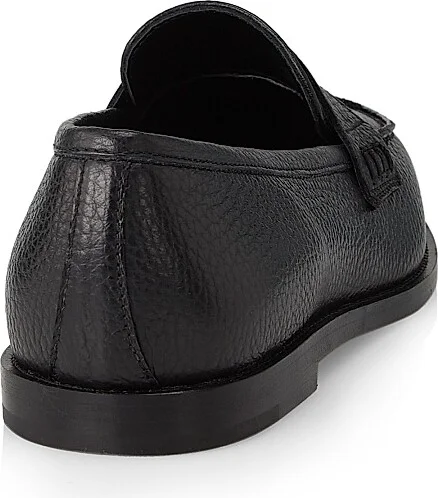 Women's Perrita Leather Loafers - Black - Size 7.5 - Image 3