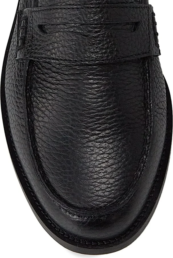 Women's Perrita Leather Loafers - Black - Size 7.5 - Image 4