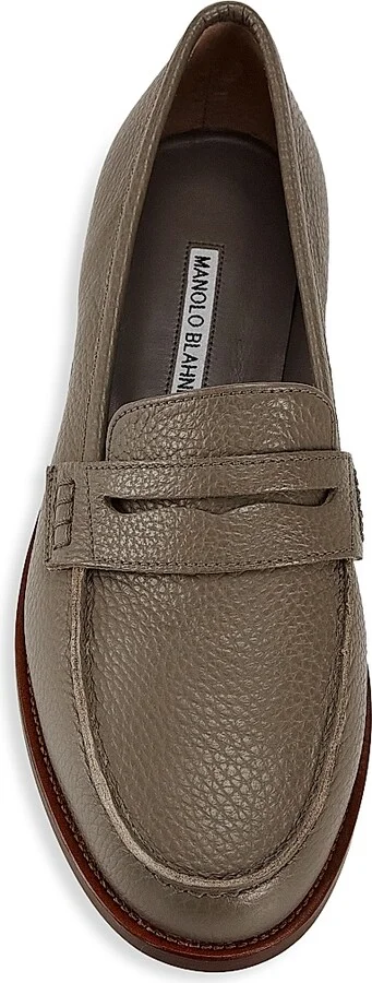 Women's Perrita Leather Loafers - Black - Size 7.5 - Image 10