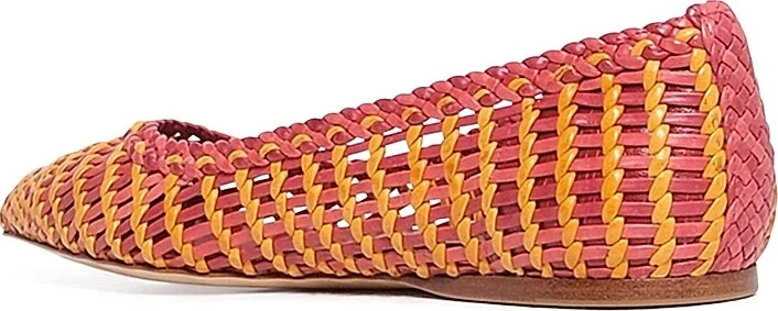Women's Perro Woven Leather Flats - Black - Size 7 - Image 5