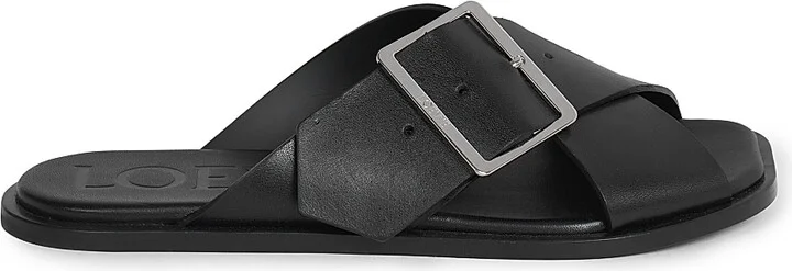 Women's Petal Belt Leather Sandals - Burgundy - Size 5 - Image 10